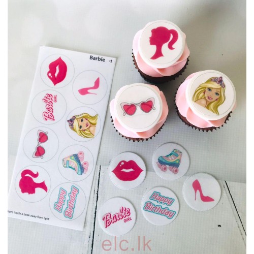 Barbie cupcake set deals
